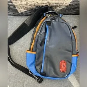 Coach | Bags | Coach Mens Black Blue And Orange Backpack  display picture 2
